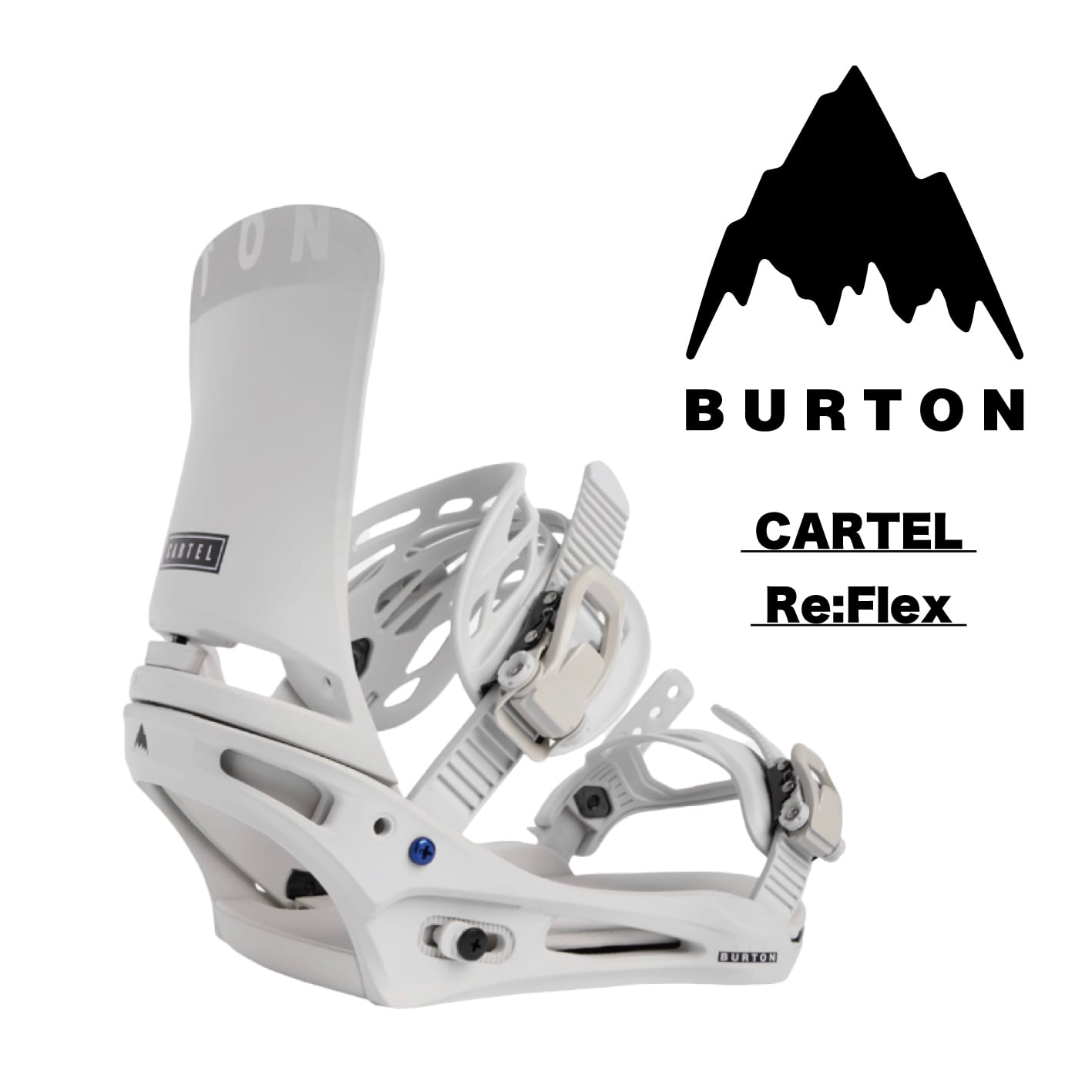 22-23 BURTON『 CARTEL Re:Flex 』スノーボード バインディング ビンディング binding バートン カーテル  リフレックス カービング テクニカル スノーボードテクニカル テク選 パウダー 地形遊び パーク メンズ レディース