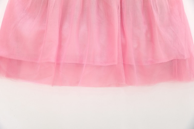 ノースリーブ　ワンピース　チュール　チュチュ　ドレス　ふりふり　リボン　ボーダー　ストライプ