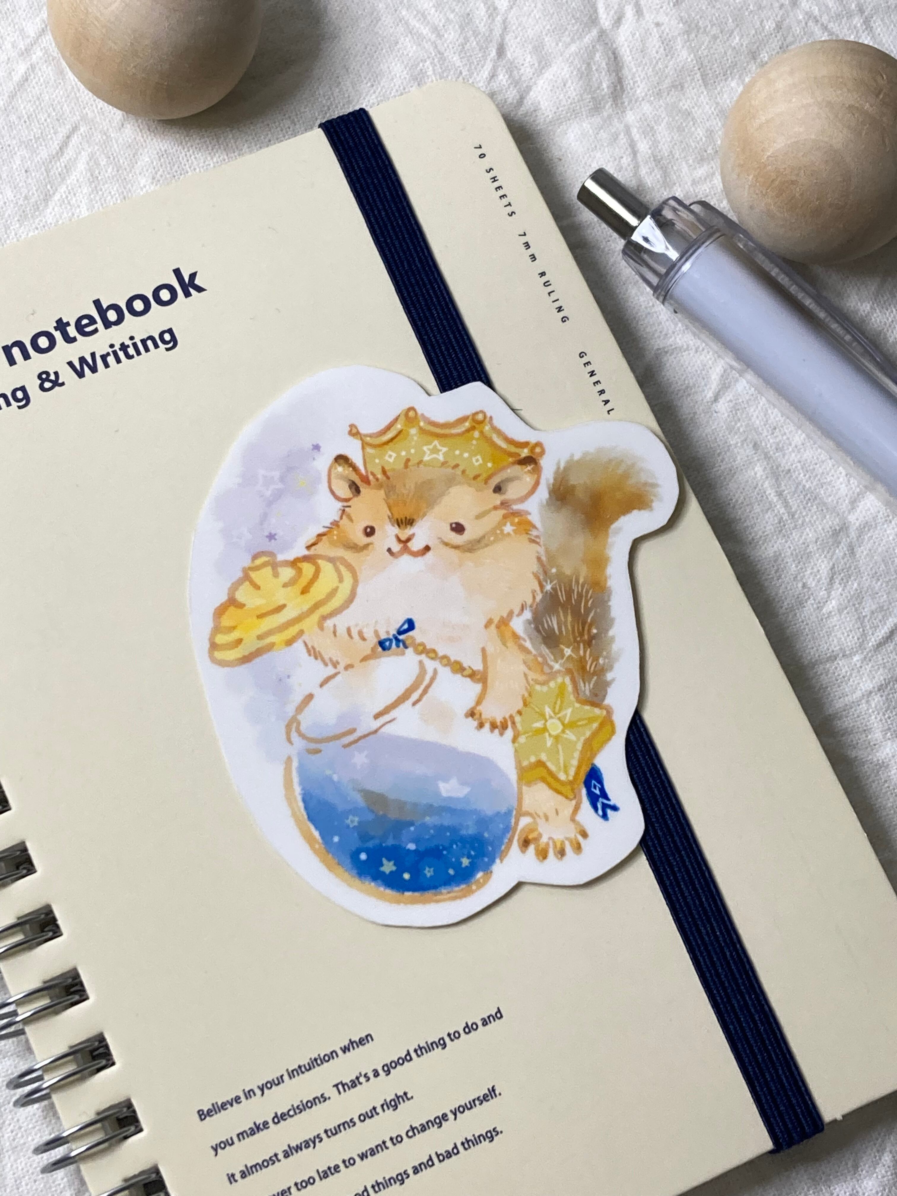 ステッカー◎星解き放つリス