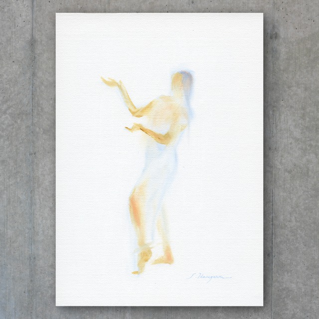 舞う人 oil-#4