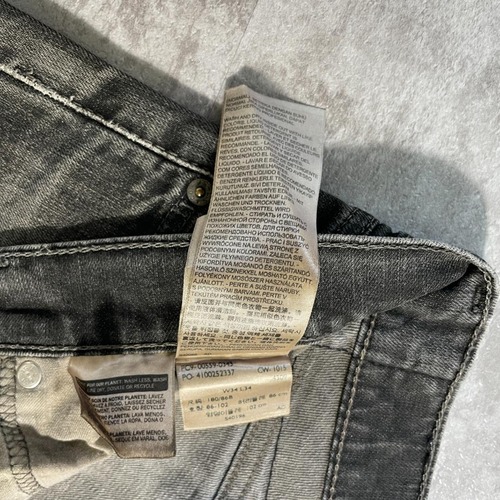 【W34 L34】japan levi's リーバイス 先染ブラック 559 詳細写真7
