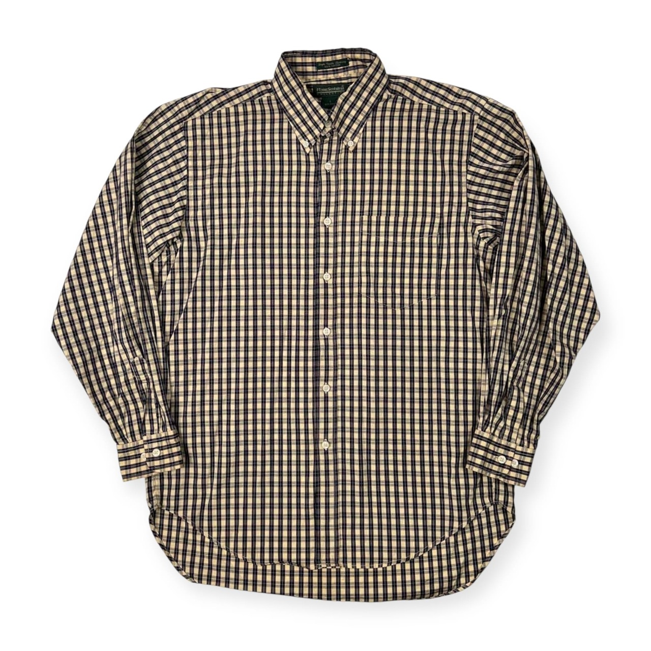 Flying Scotsman フライング スコッツマン チェック柄 BD 長袖シャツ サイズ L /メンズ/ビンテージ/C-TK1583