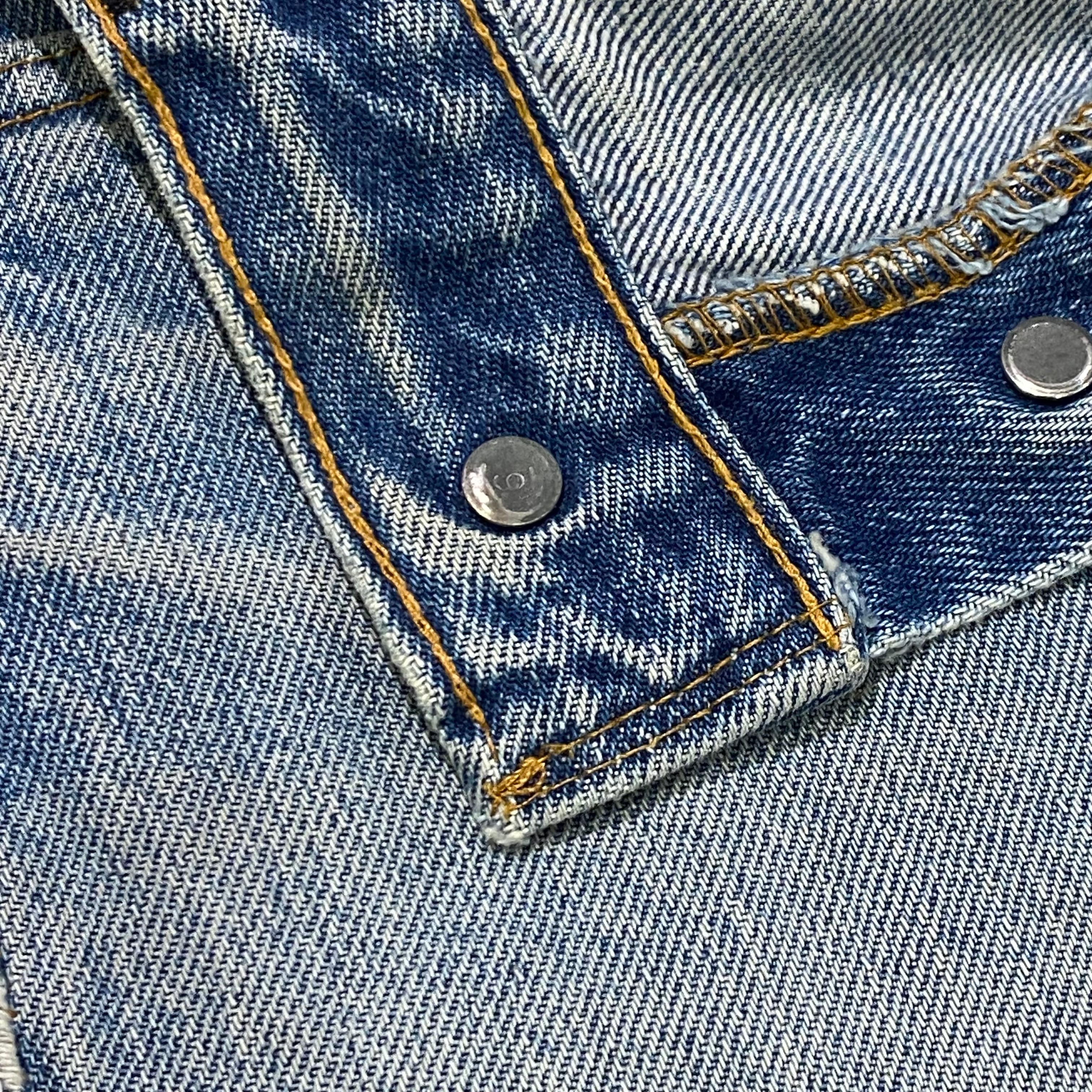 70s Levis 501 66 Chain Denim Jeans W29L28 70年代 リーバイス 66後期