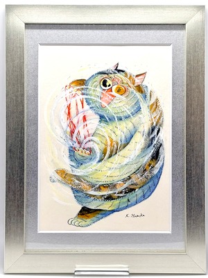 【ねこのきたむら】原画「あやとり対決 Mt. Fuji」