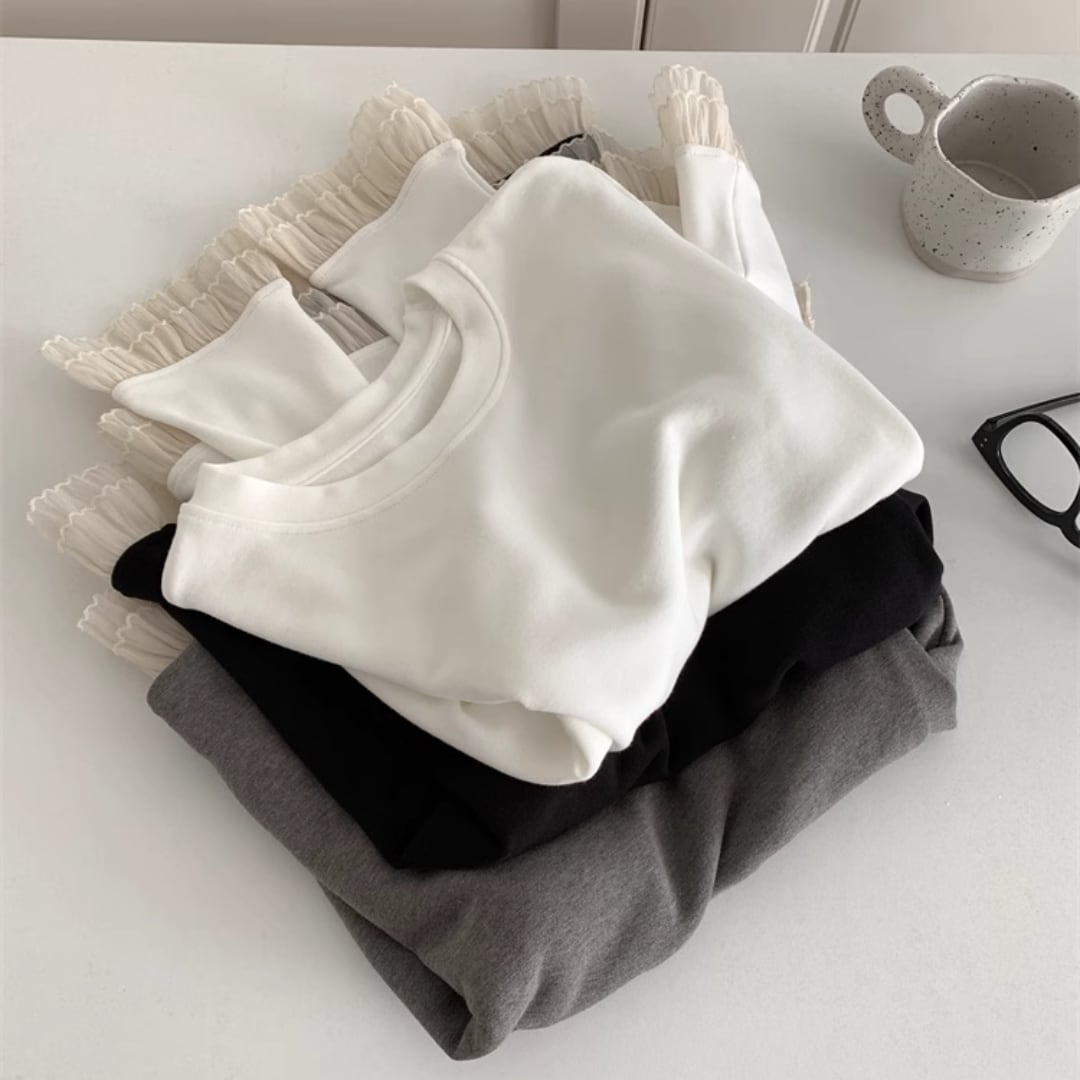 レース スリーブ トップス 3Color 3412468