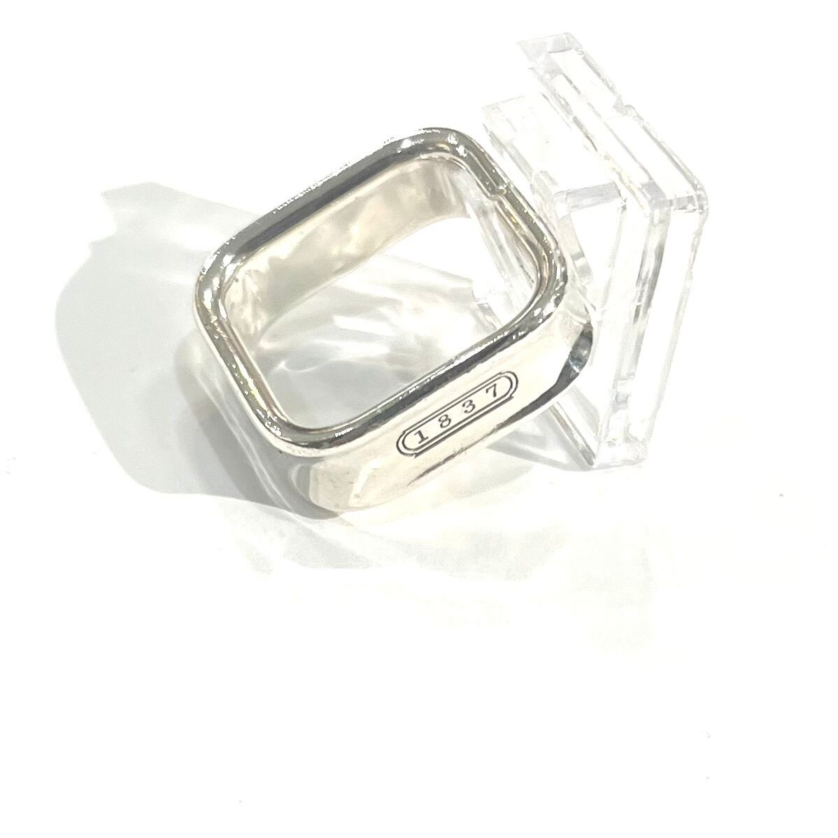 希少サイズ【TIFFANY&CO.】【20-21号】2549 T&CO 1837 スクエアリング