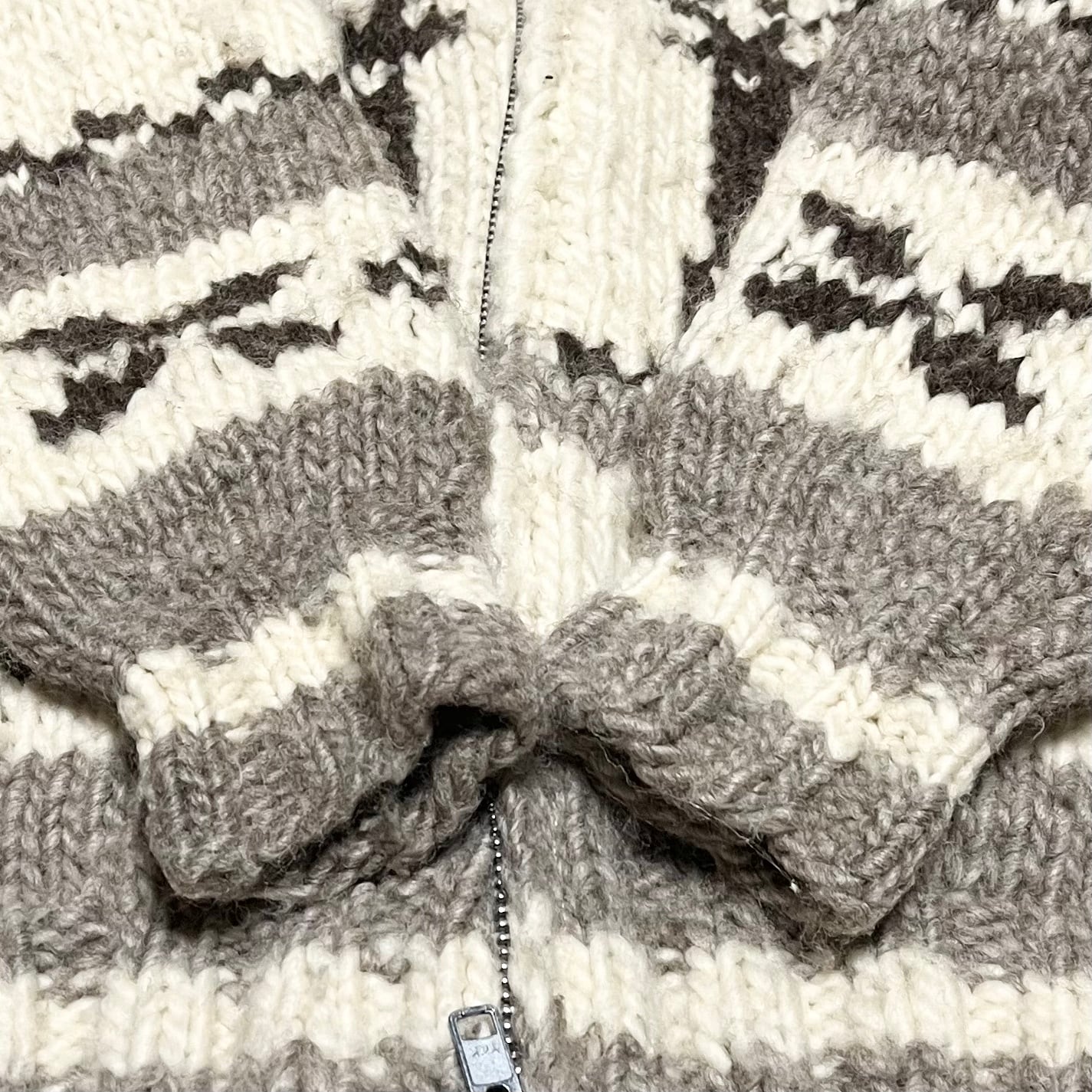 【size L相当】Flyer hooks カナダ製　カウチン セーター　ニット　アメカジ　アウトドア