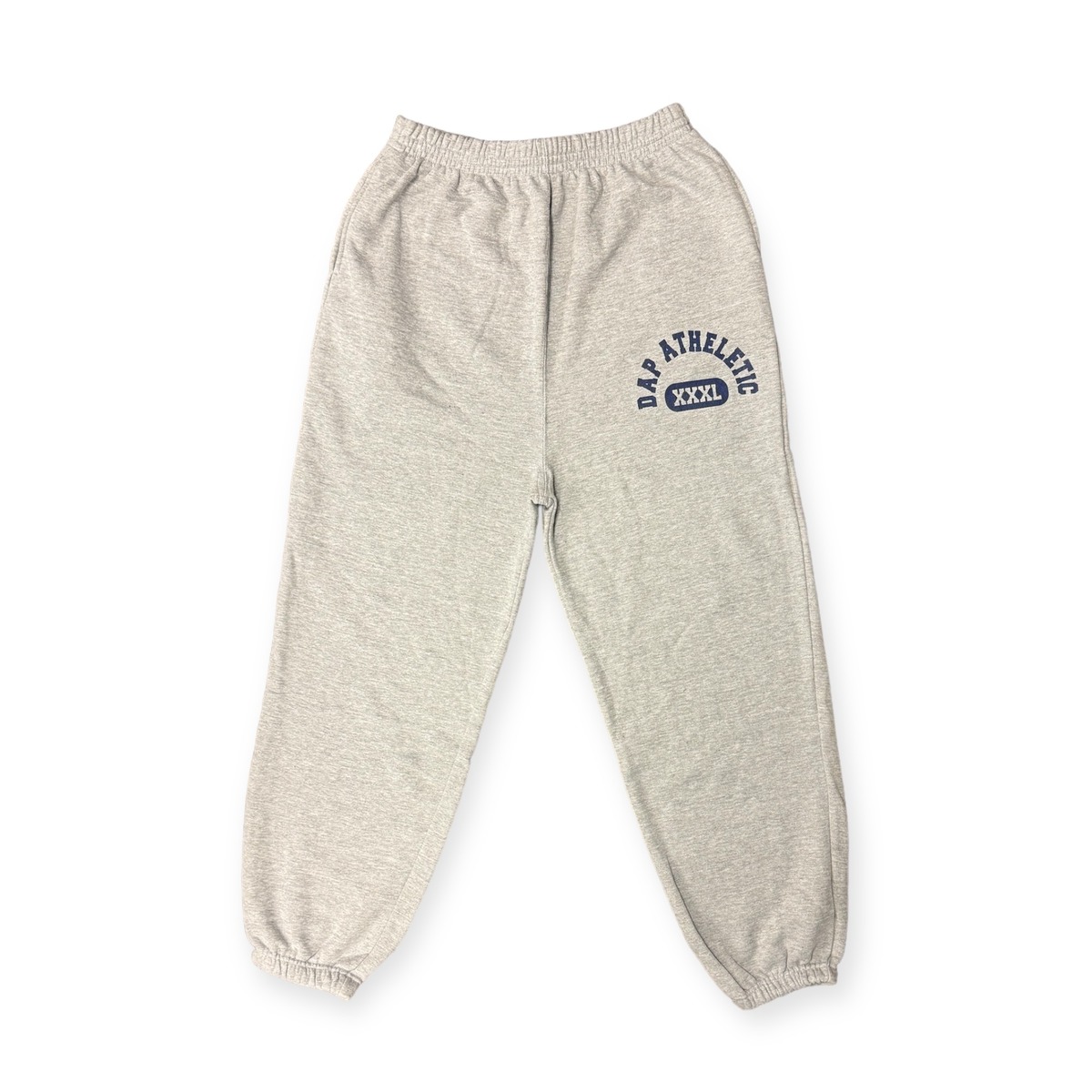 DAP オリジナルスウェットパンツ グレー×ネイビーロゴ 2XL ビッグ 