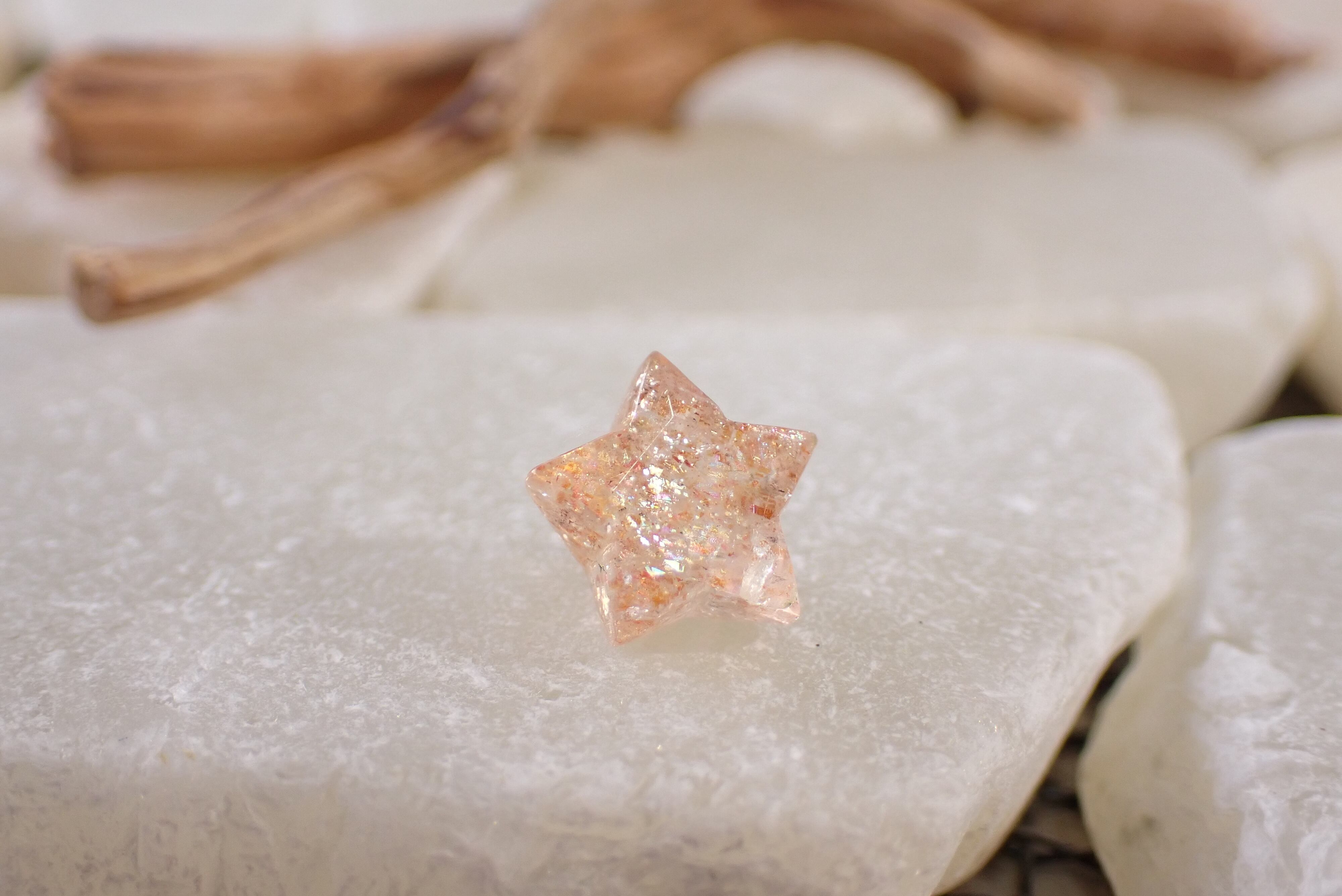 オレンジサンストーン(スターカット) 2.5ct [C1‐578] | differencee