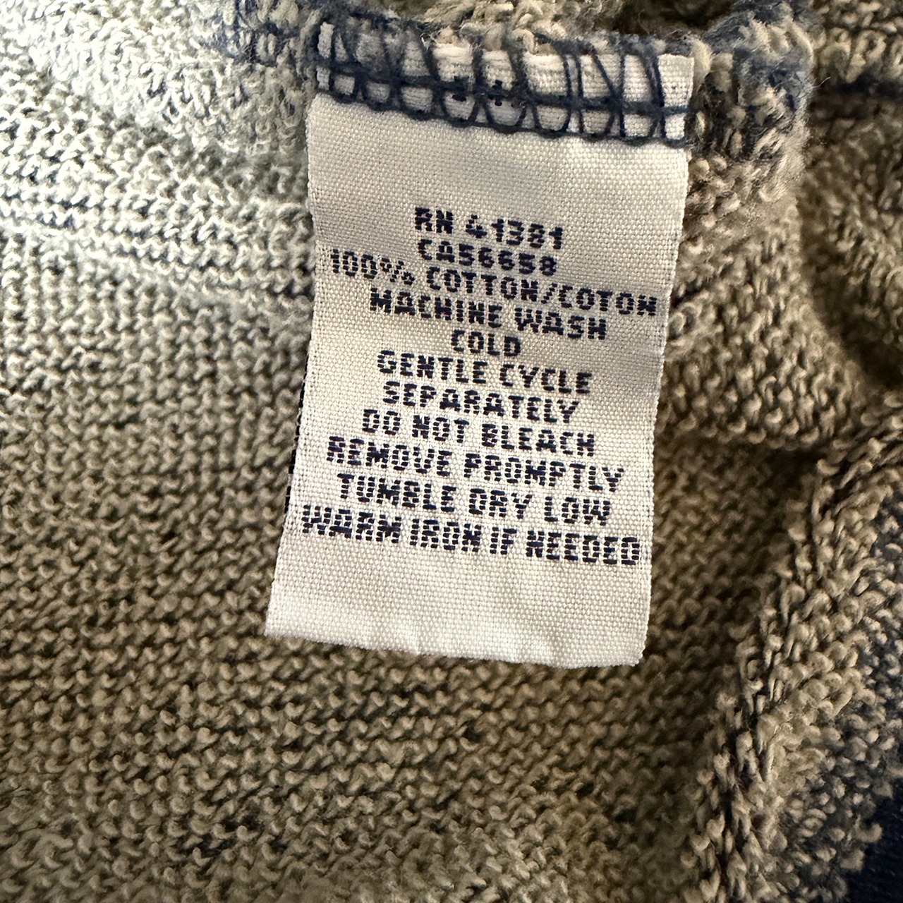 Ralph Lauren French Terry Double V Sweatshirt Men S Indigo ラルフローレン フレンチテリー 両Vスウェットシャツ インディゴ Sサイズ(Mサイズ相当) 中古