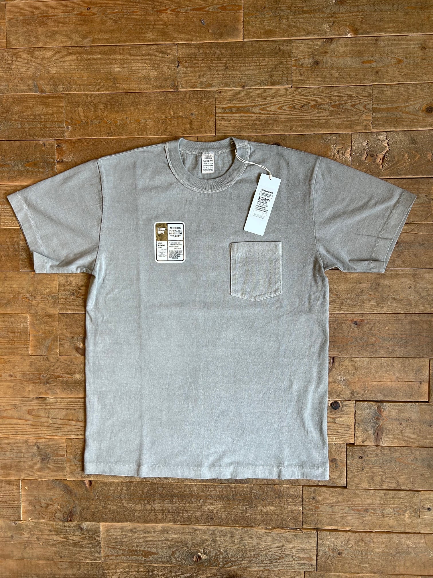 SURE'S POCKET TEE SHIRT 2 LOUD PIGMENT 