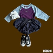 韓国子供服 / PEPPER / 26Autumn / ソルティ グランT / 秋服 *XS~XL *