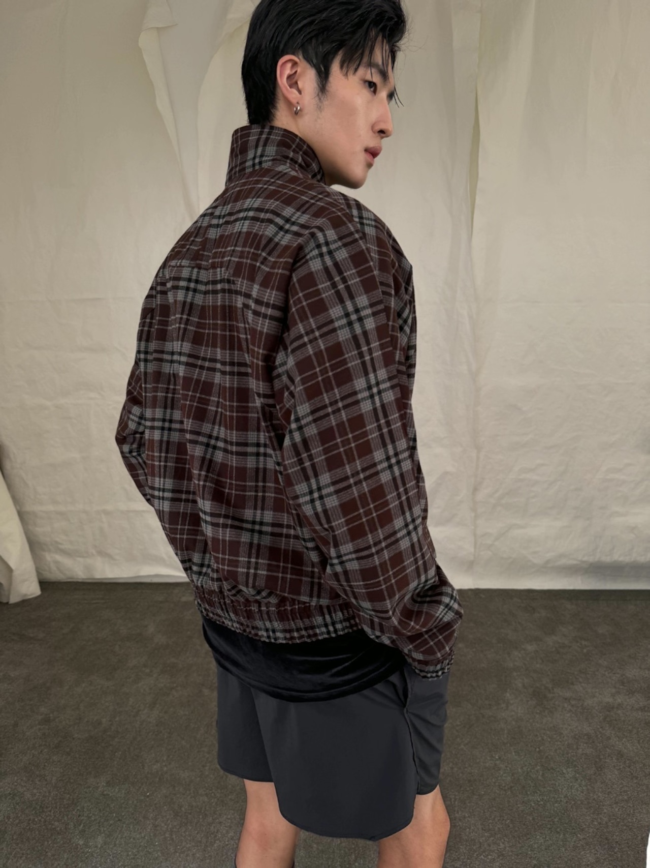 Yausye 67 Reversible Check Jacket
