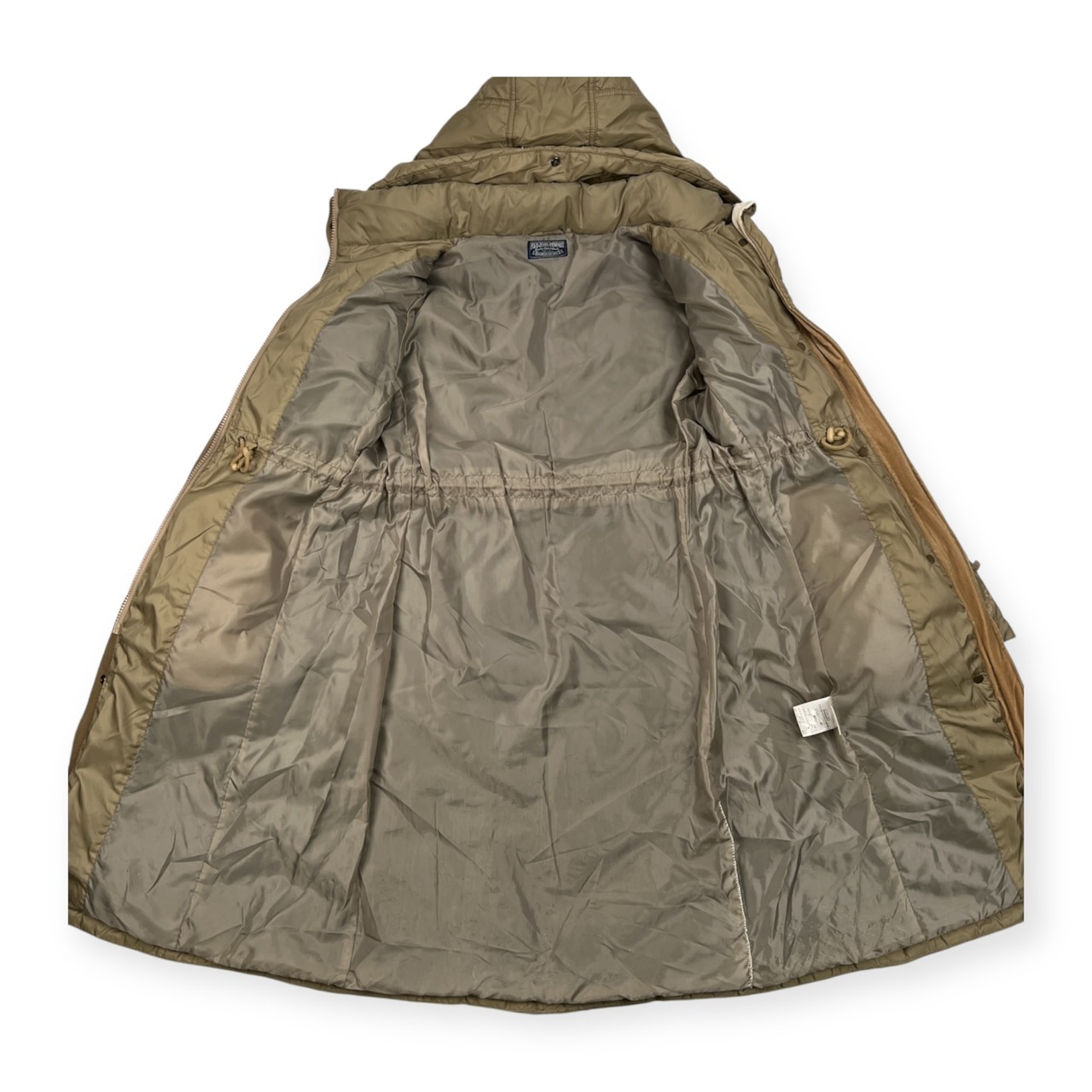 POLO JEANS COMPANY ポロジーンズカンパニー ラルフローレン フード付き ロング ダウン コート M /ベージュ