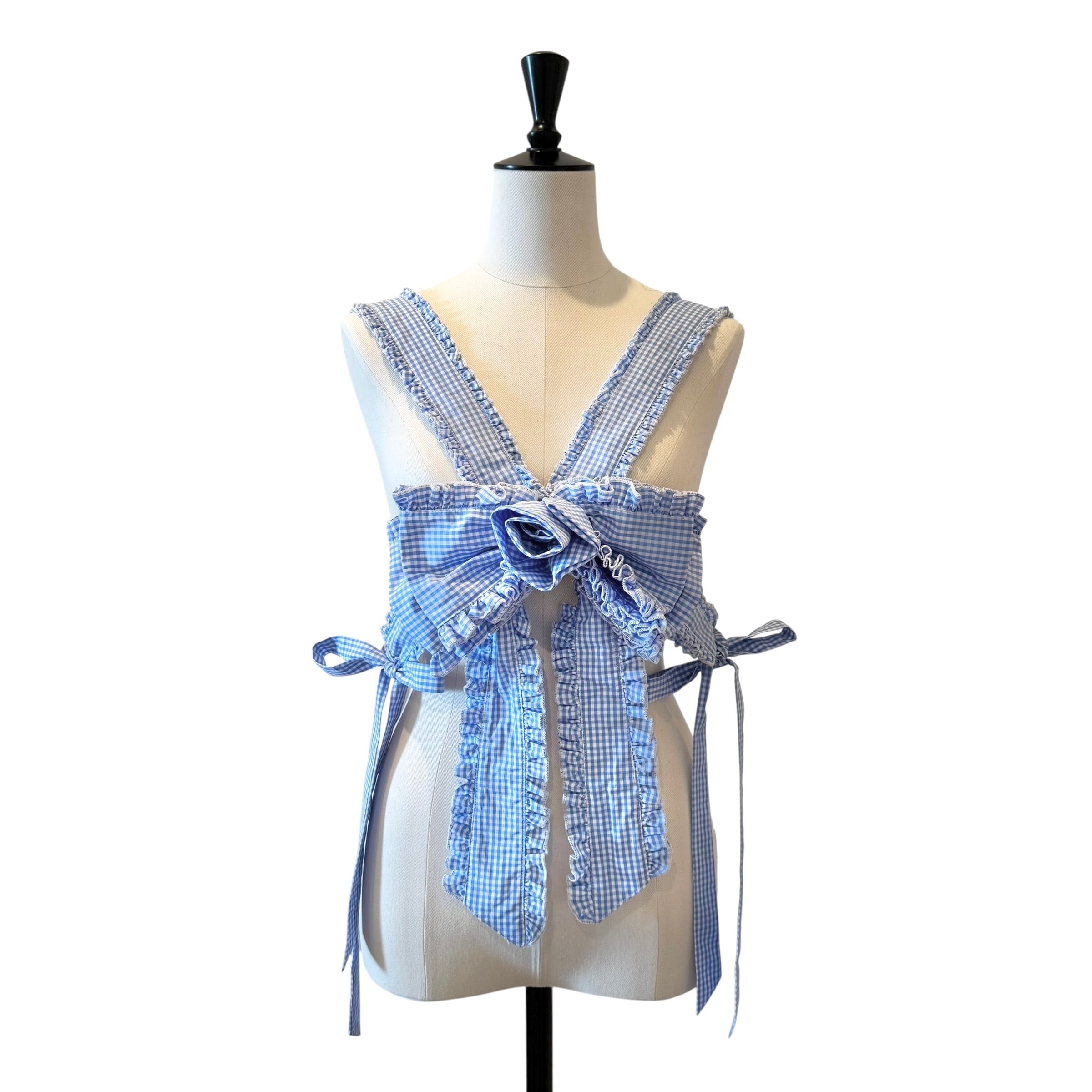 リボンローズハーネス BLUE