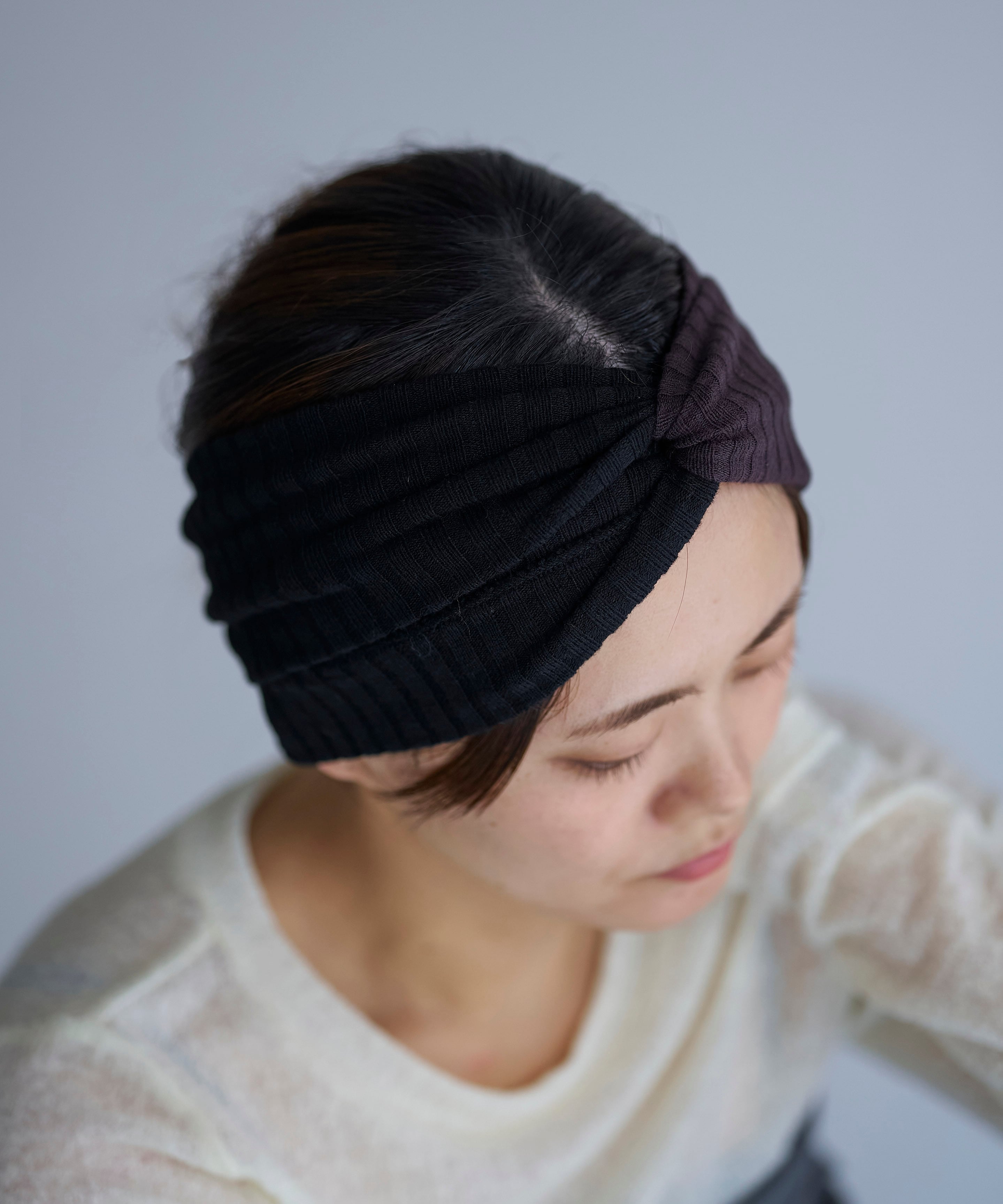 新色追加】Rib knit hair band 2set | hwyl