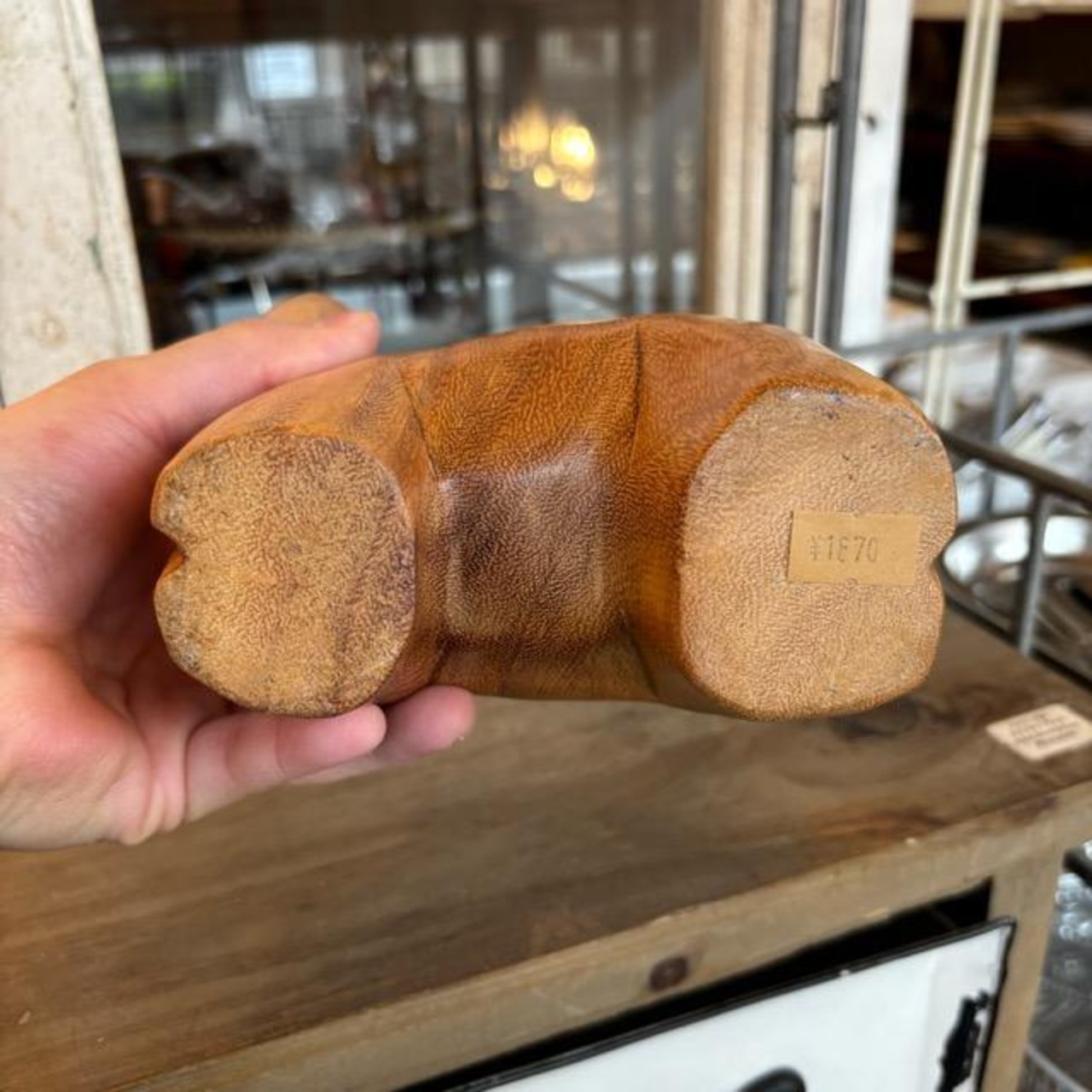 elephant wood object / 象 ぞう ゾウ オブジェ 置物 木製 ナチュラル 動物 かわいい モロッコスタイル インテリア ギフト プレゼント
