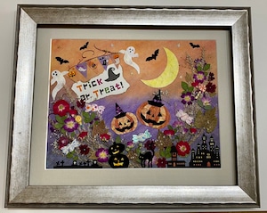 オーダーメイド押し花額　　　　　　～額サイズおよそ40㎝前後～