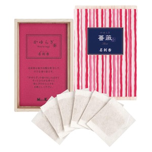 【数量限り】日本香堂(Nippon Kodo) かゆらぎ 薔薇 名刺香 桐箱 6入 バー 6個 (x 1)