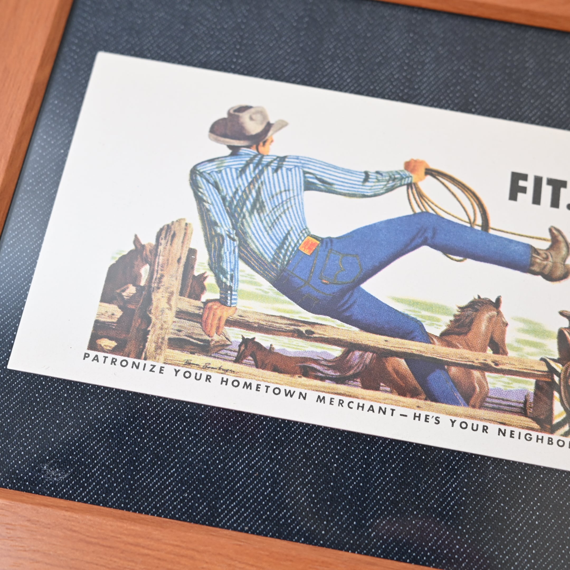 50's Levi's Advertising Ink Blotter 44 | Button Works Store ボタン