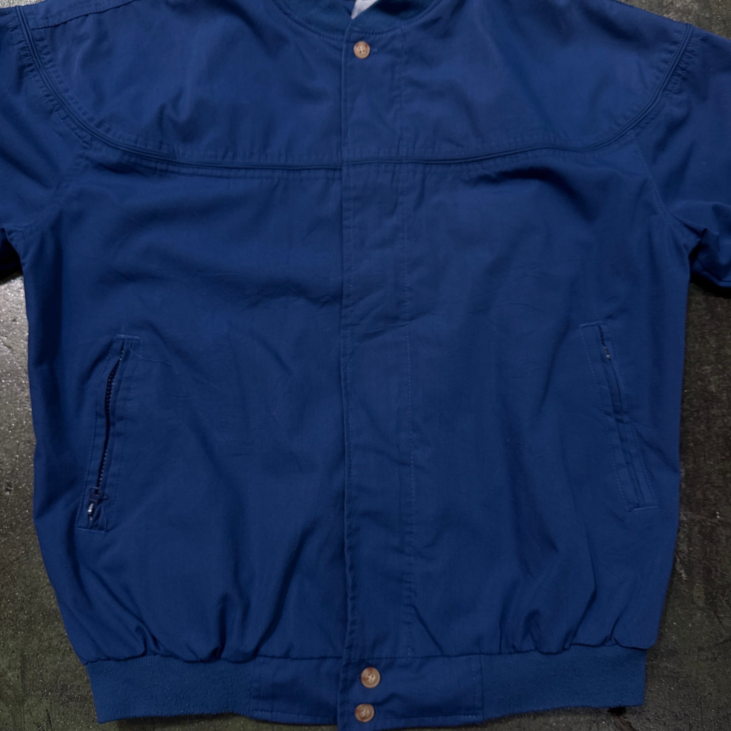 90s〜00s HABAND Cup Shoulder Jacket Derby Jacket Blue 90年代 00