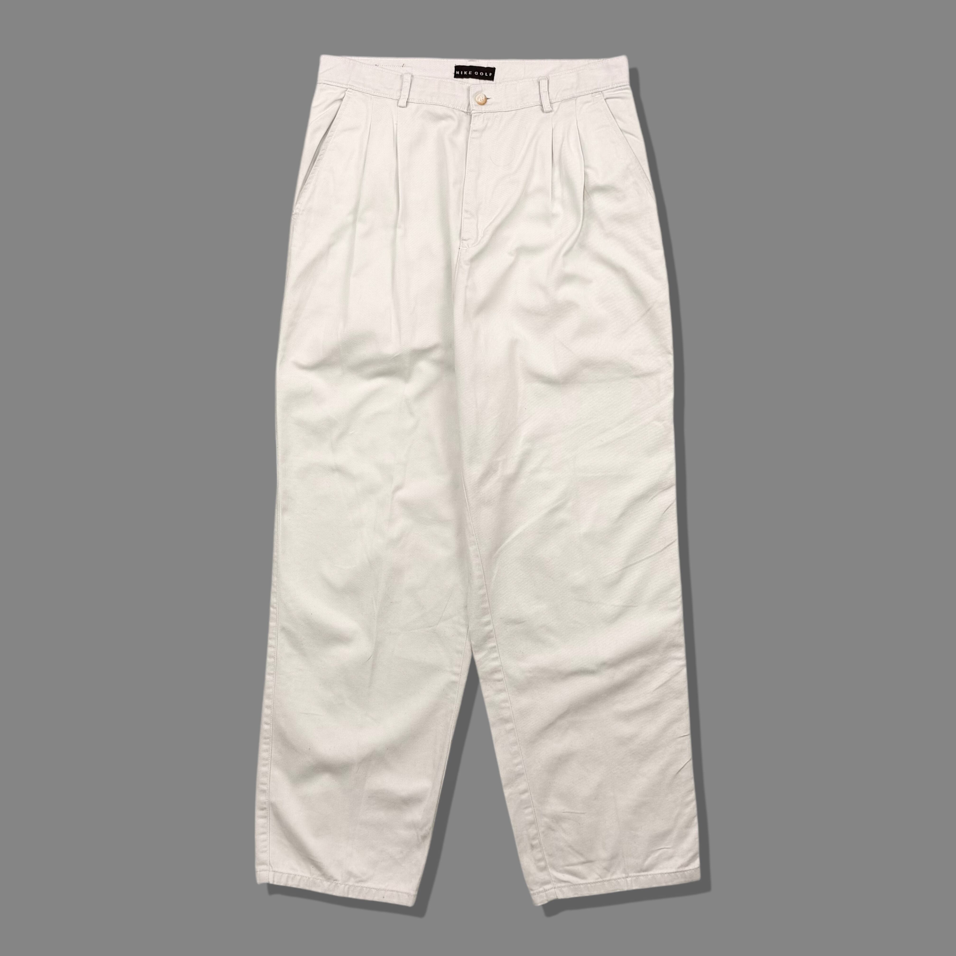 2000s NIKE GOLF 2Tuck Cotton Twill Slacks