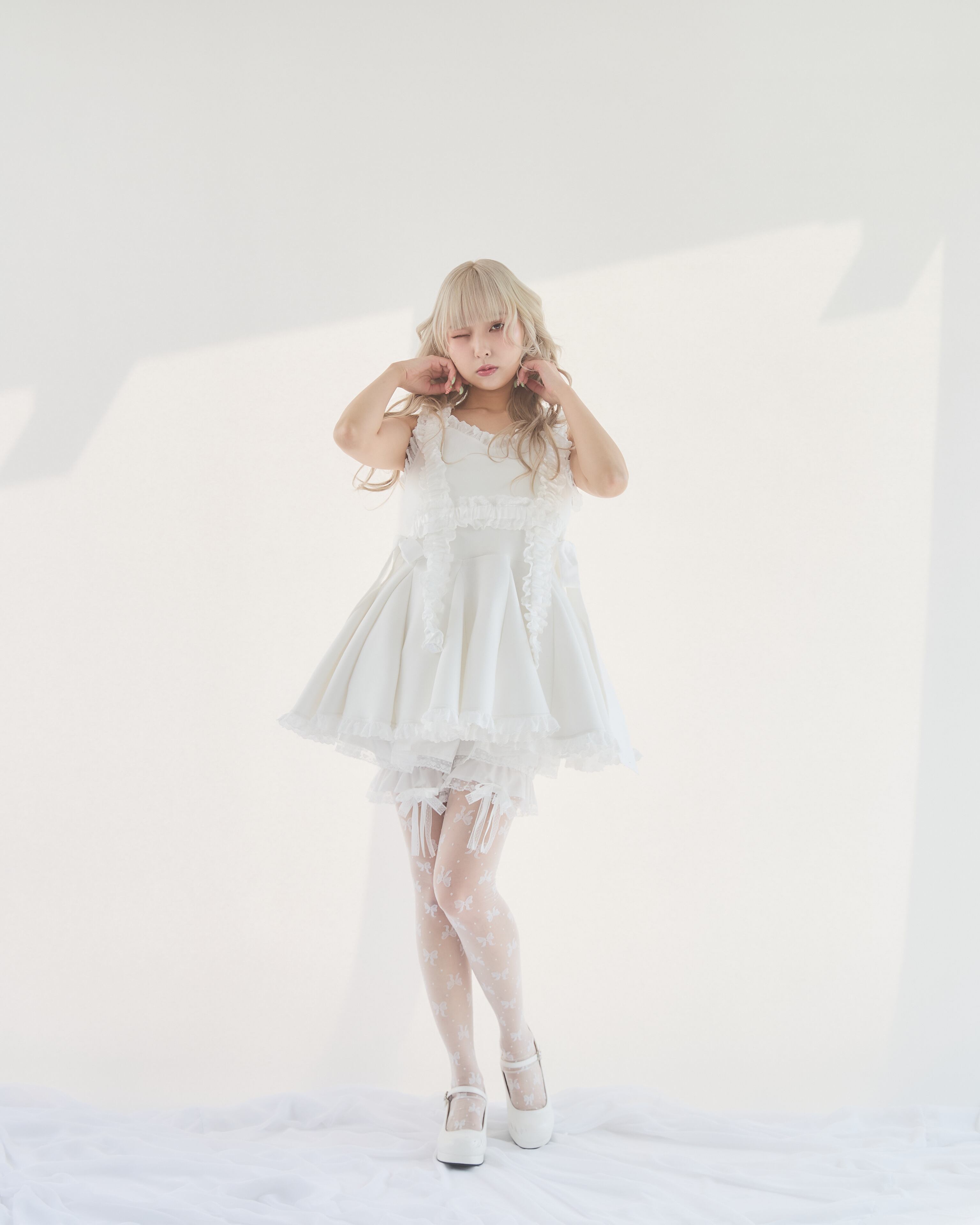 Starry⭐︎バックリボンダイバーワンピース | lilLilly official webstore