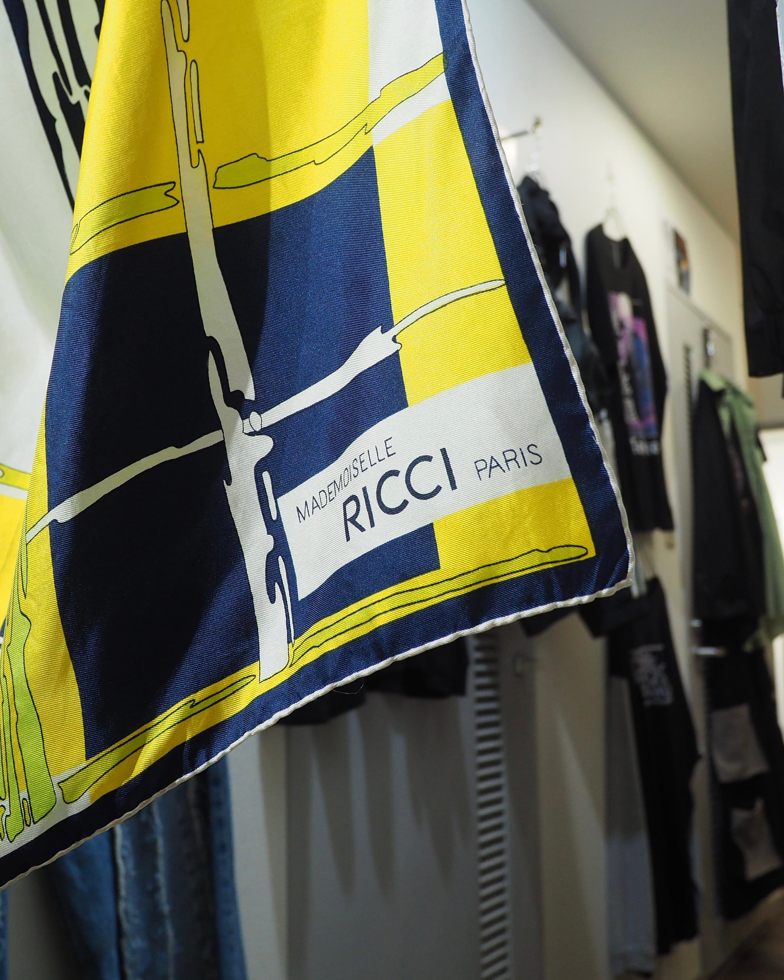 " Made in France " vintage silk scarf