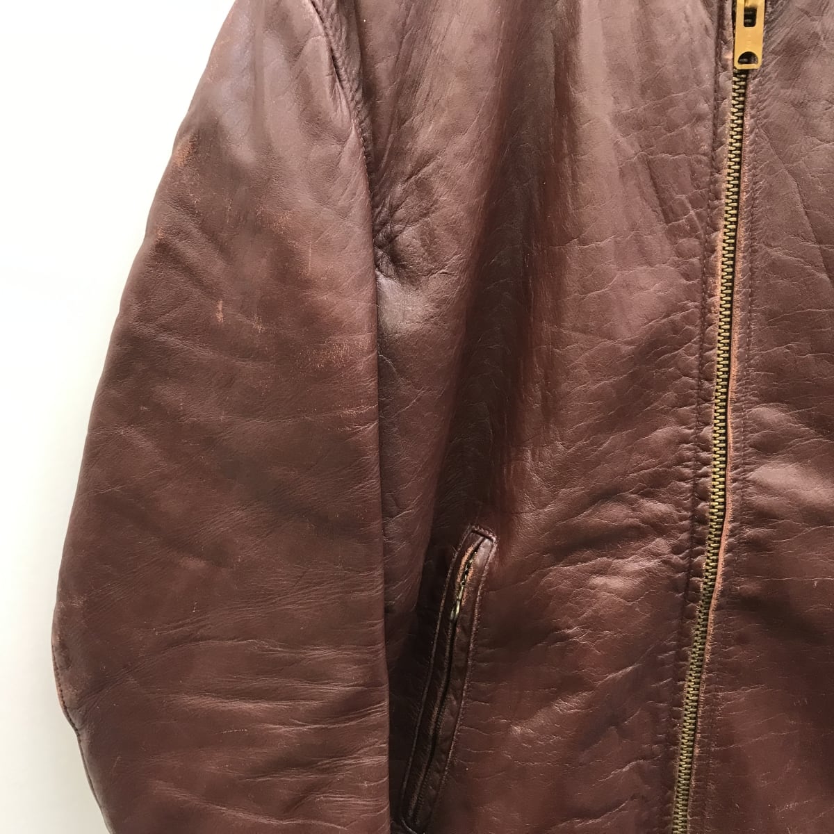 THIS GENUINE LEATHER GARMENT レザーガーメント 70年代 シングル