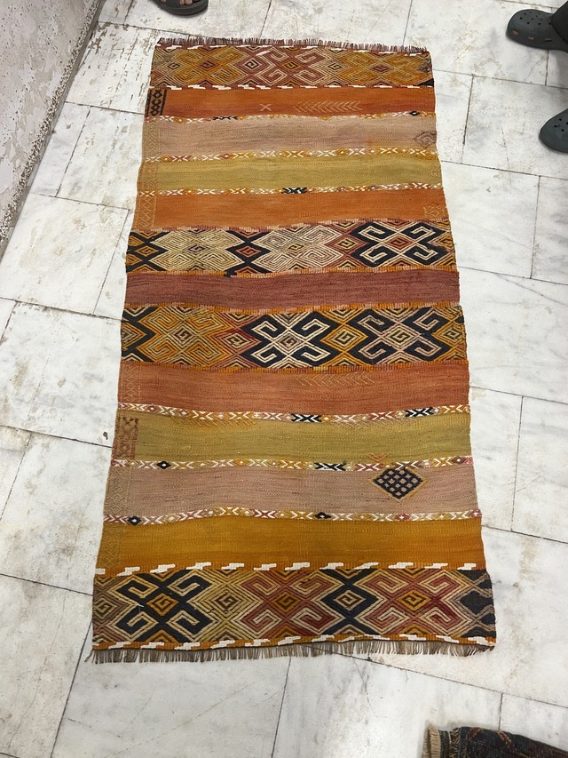 絨毯クエスト65 後編【No.681】Kilim　キリム  ※現在、こちらの商品はトルコに置いてあります。ご希望の方は先ずは在庫のご確認をお願いします。