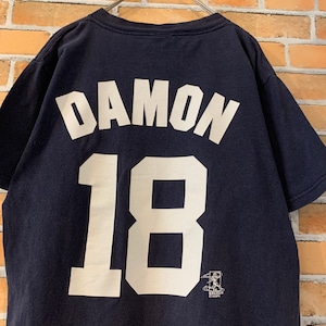 【MLB】 ニューヨーク ヤンキース ロゴ Tシャツ アメリカ古着 NY