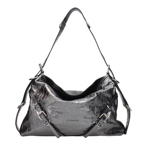 GIVENCHY ジバンシィ レディース ショルダーバッグ レザー シルバー