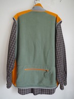 1990’s~ USA Patagonia Fleece Vest Mango × Olive／XL