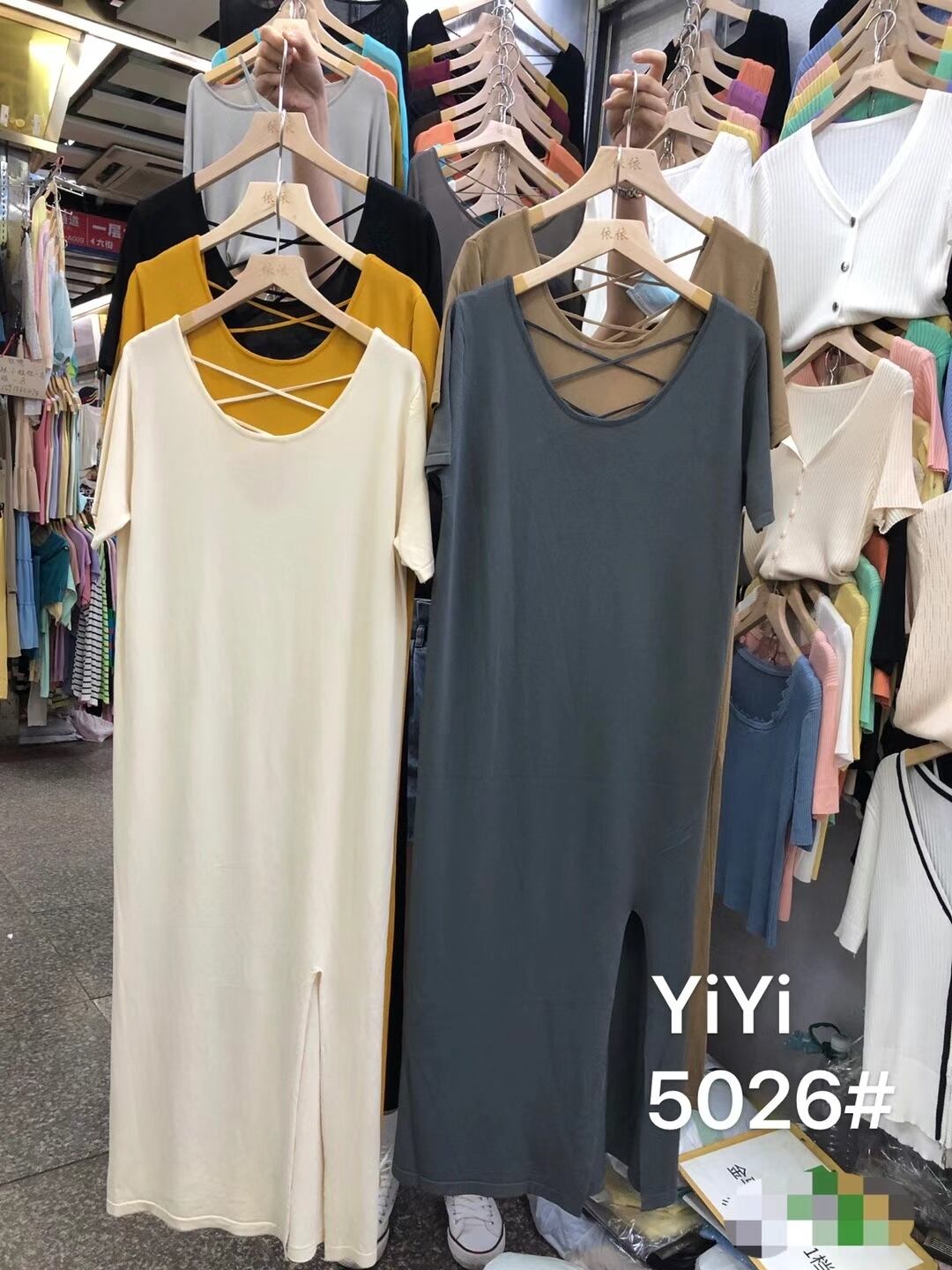 バッククロスストラップ　ワンピース　AJ111-5026