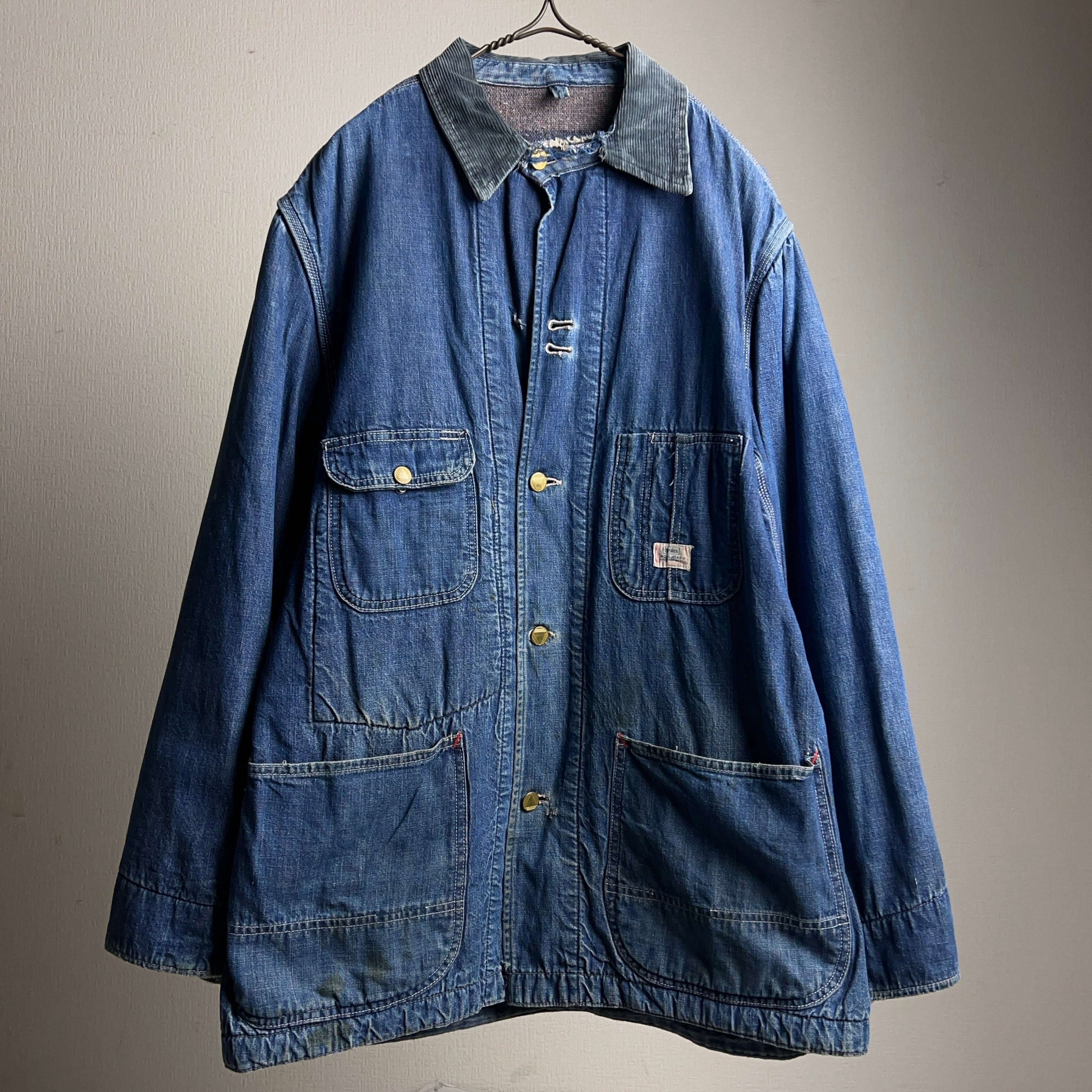 60's Sears Lined Denim Coverall Jacket 60年代 シアーズ デニム