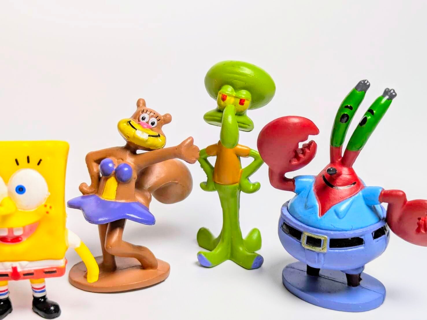 【 SpongeBob SquarePants( スポンジボブ ) PVC ミニフィギュア 6Pセット 】〚アメリカン雑貨 アメトイ〛