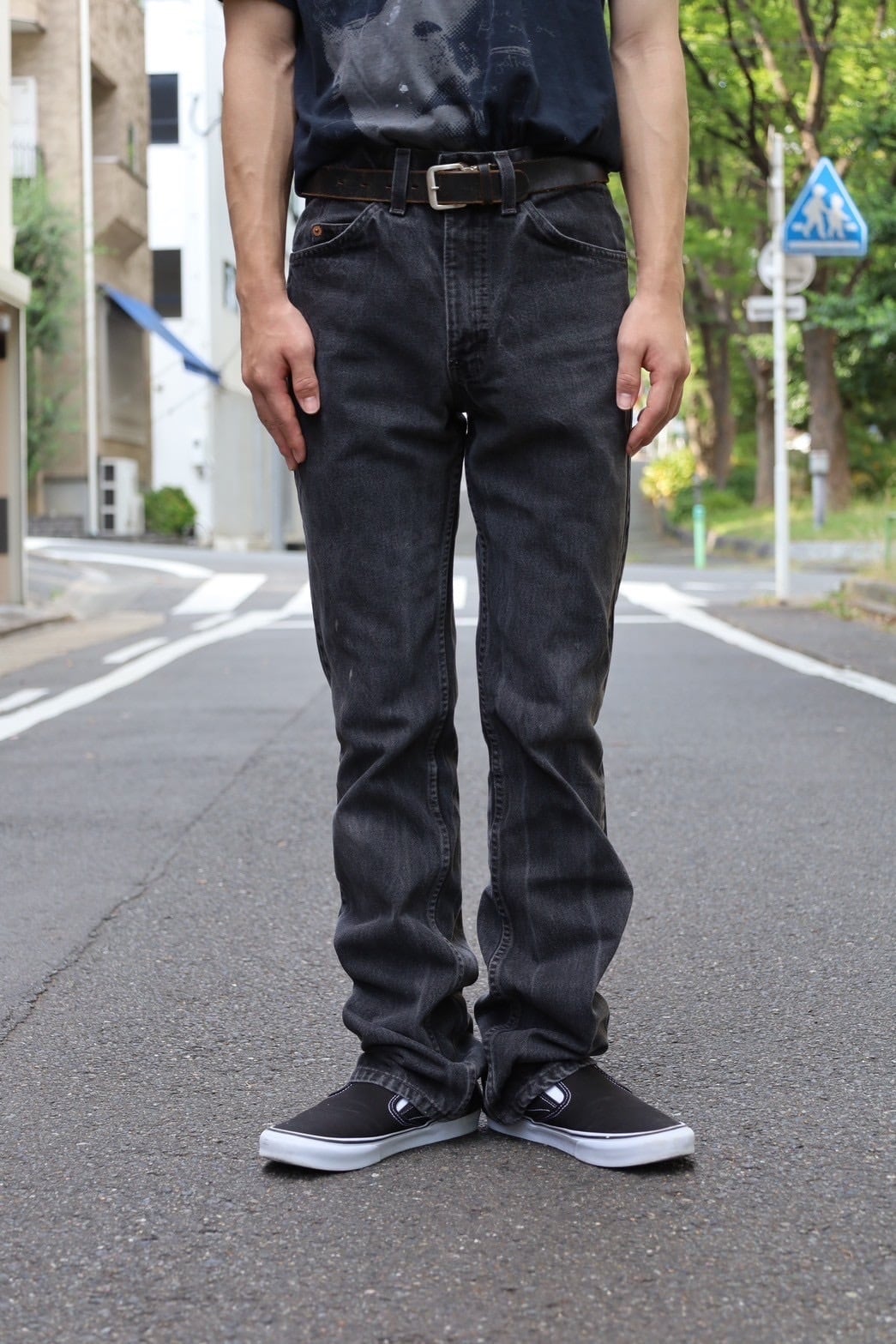 90's USA製 Levi's 517 Black Denim （W31 L34） | CALM