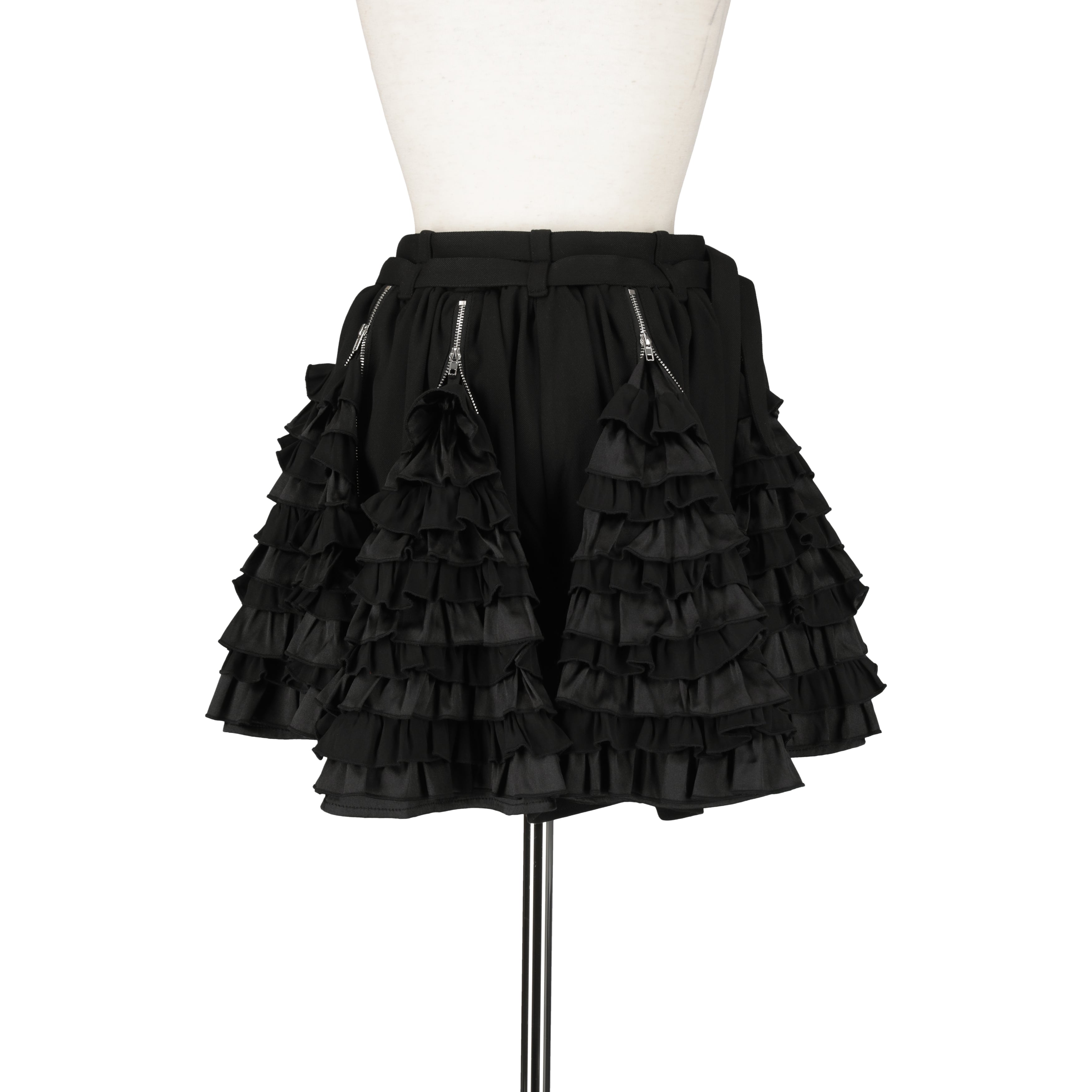 カオスフリルショートパンツ　BLACK