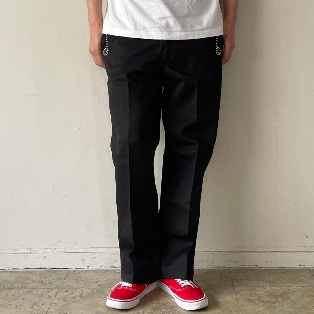 Dickies 874 スタッズカスタム ブラック パンツ W32L30 DICKIES】ディッキーズ スタッズカスタム/ワークパンツ874 2hoop