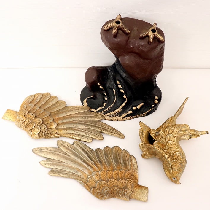 金属製・鷲・鷹・鳶・置物・No.180501-06・梱包サイズ100 | リサイクル