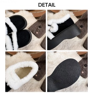 ムートン シューズ 厚底 もこもこ ふわふわ レディース 秋冬 韓国 暖かい 裏起毛 大人 かわいい きれいめ ファーブーツ ショートブーツ フェミニン ガーリー 大人可愛い 大人女子