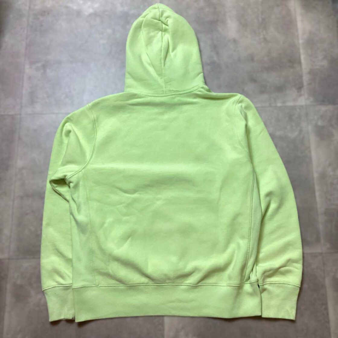 Champion Reverse Weave Sweat Hoodie L In Lime Green / チャンピオン 