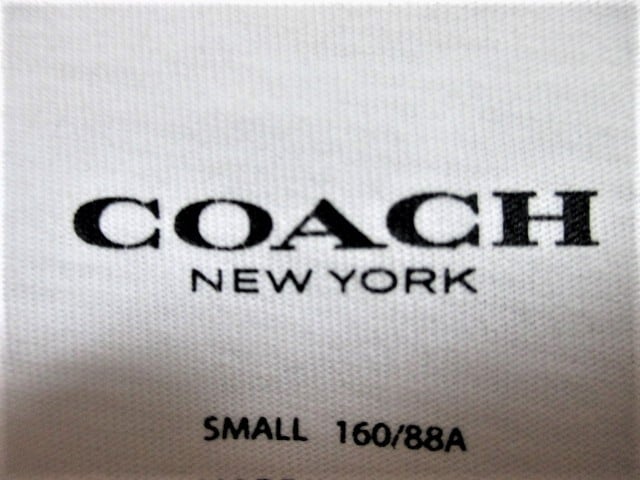 ☆COACH コーチ ブランド ロゴ デザイン Tシャツ 半袖/メンズ/S