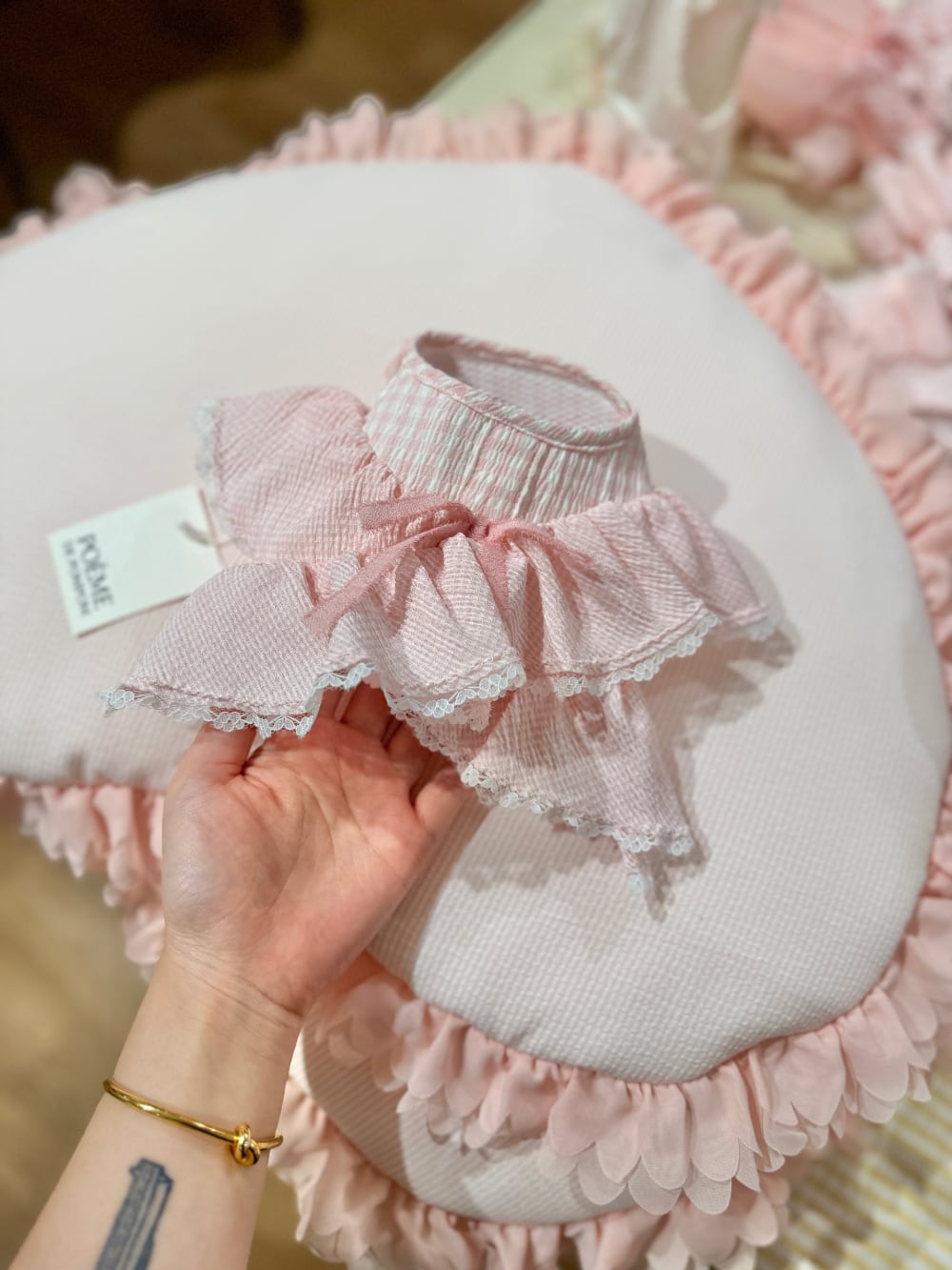SM/即納【POEME】Pink Frill Cool Harness