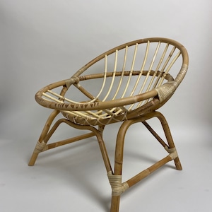 Rattan Round Chair / ラタン ラウンド チェア〈キッズチェア / ディスプレイ 〉