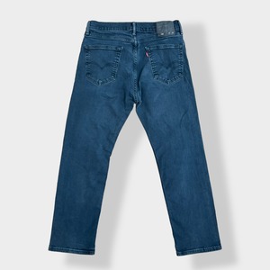 【LEVI'S】505 ブラックジーンズ デニム ジーパン テーパード ジッパーフライ W33 L30 リーバイス 色落ち ストレッチ US古着