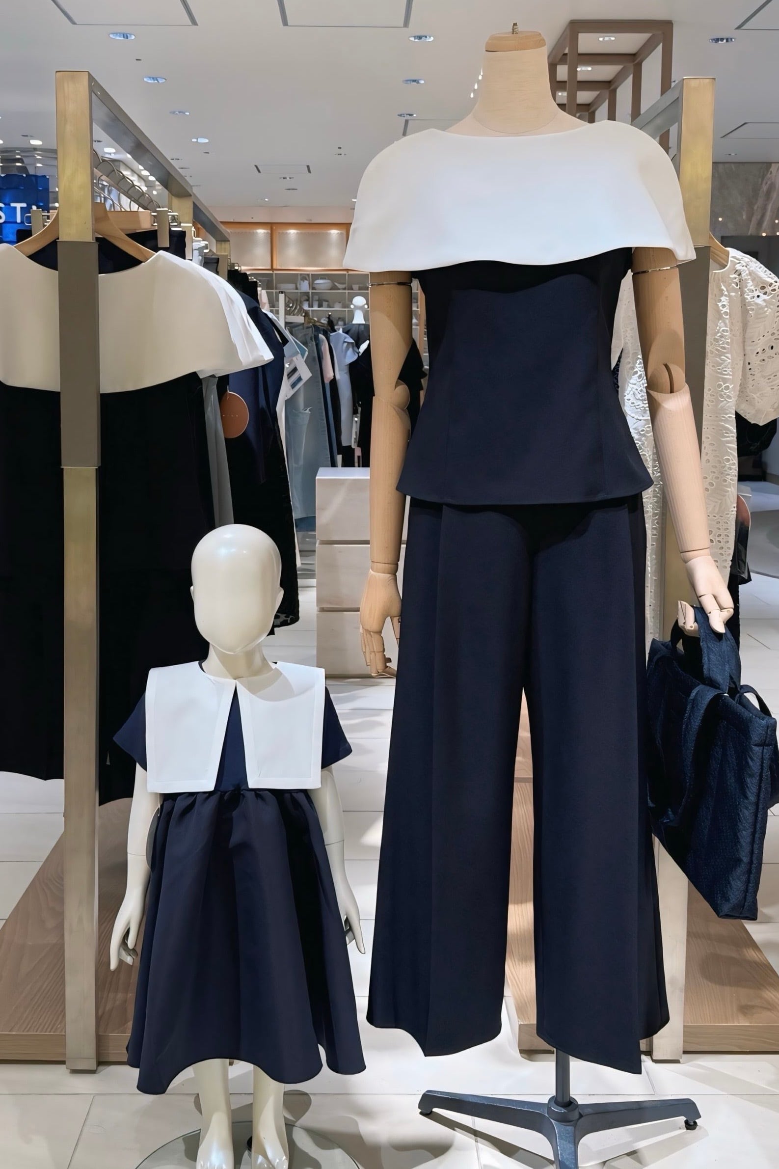 CAPE TWILL TOP NAVY | AMICA・kids