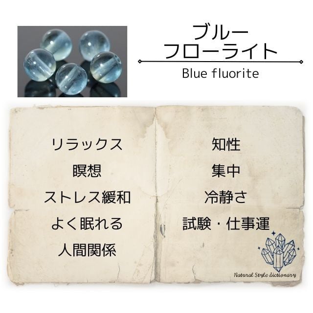 限定】ブルーフローライト8ミリ玉ひと粒マクラメリング | Natural Style