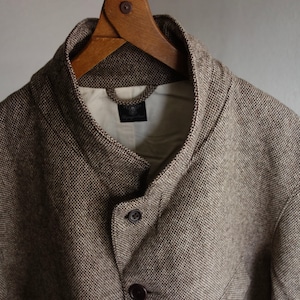 classiqued tailor tweed jkt / beigetweed