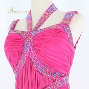 社交ダンス 衣装 チャコット クリスアン 凛舞 Chacott chrisanne スタンダードドレス ドレス ワンピース デモ フロート レース 競技 ダンス パーティ 発表会 英国製 ピンク系 おしゃれ トレンド ファッション 社交用 ダンスイベント 発表用 ステージ衣装 競技用ドレス レディース Sサイズ